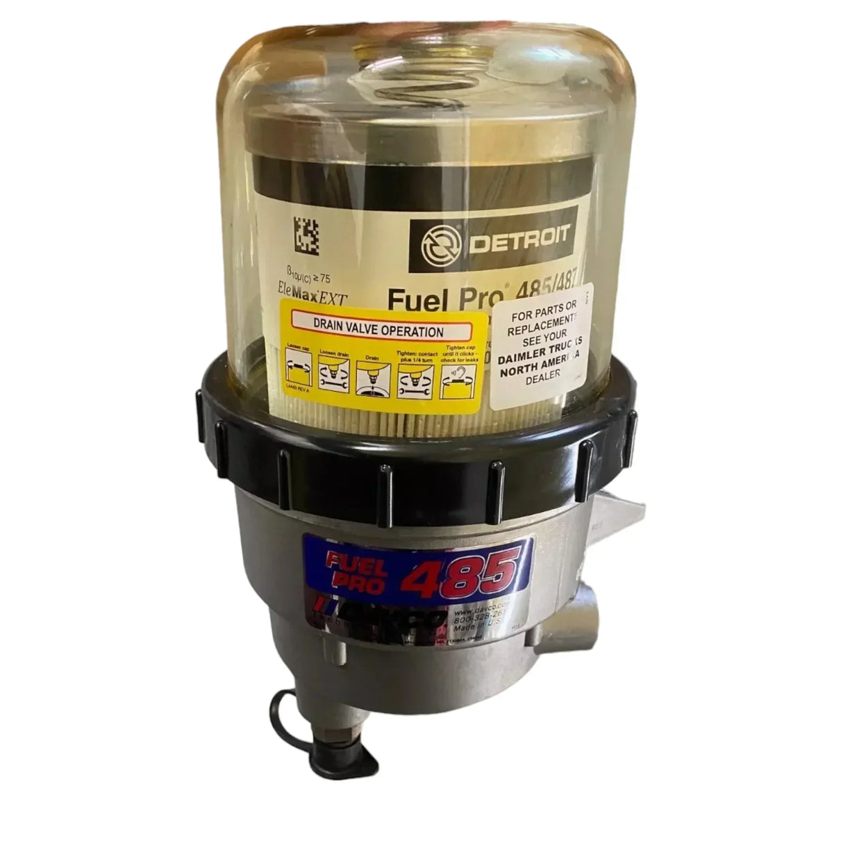 0345098000 Genuine Freightliner Water Separator - Truck To Trailer