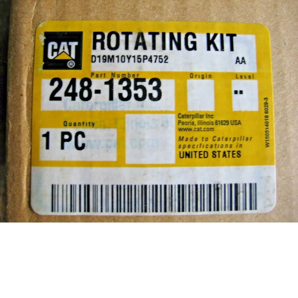 248-1353 Caterpillar Rotating Kit - Truck To Trailer