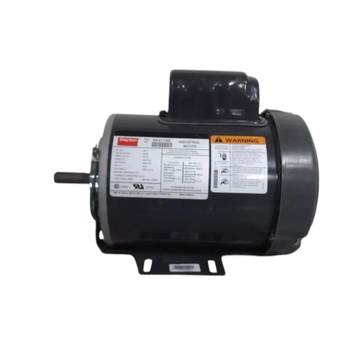 6K477BE Dayton Cap-Start General Purpose Motor 1/2 HP 1725 RPM 115/230VAC - Truck To Trailer