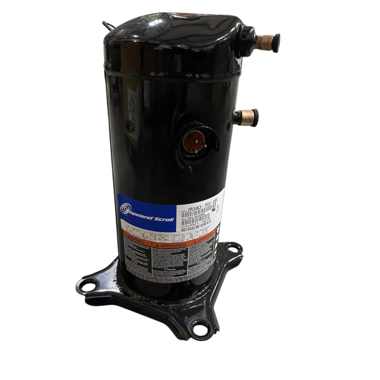 ZR34K3-TFD-830 Copeland Scroll Compressor - Truck To Trailer