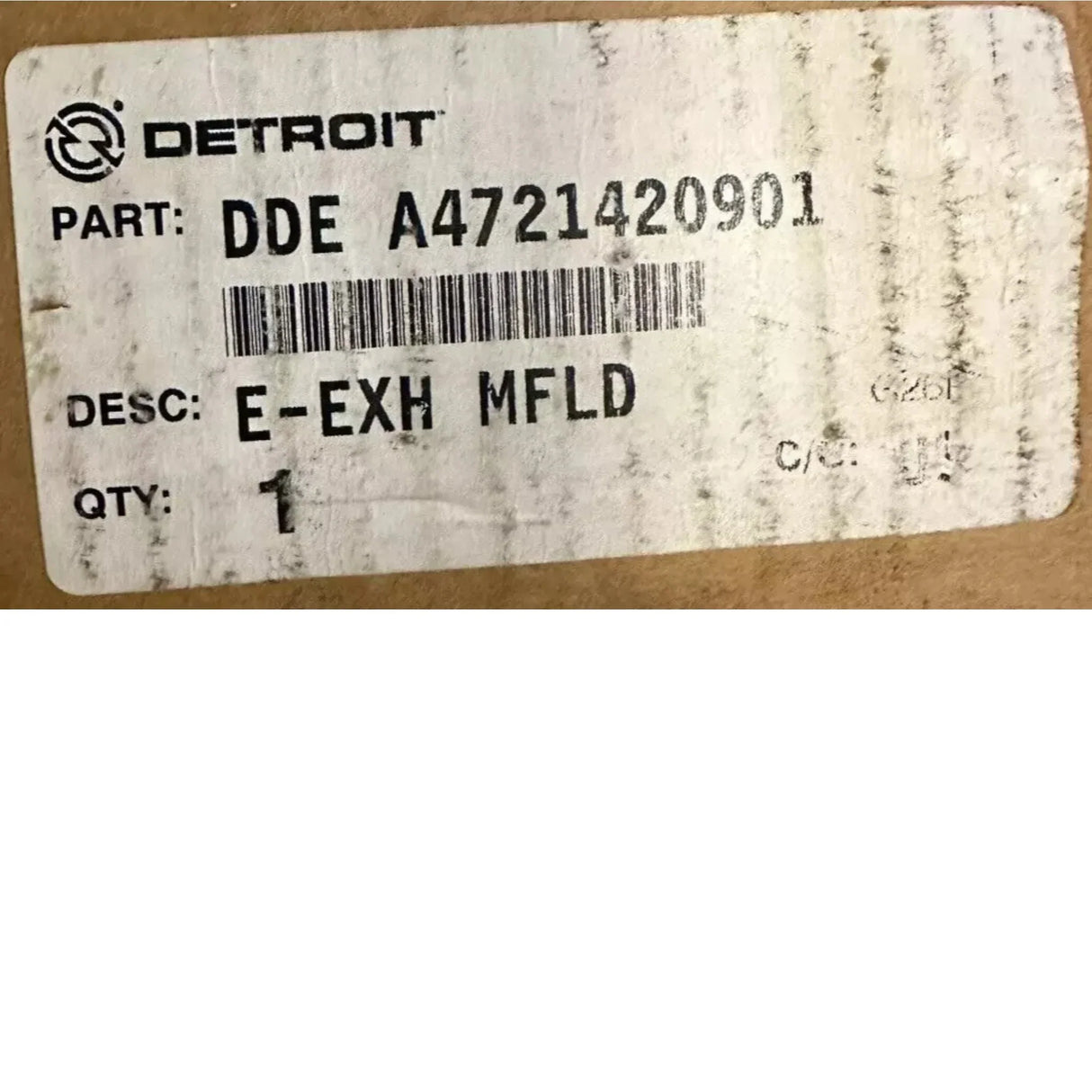 A4721420901 Genuine Detroit Diesel Exhaust Manifold Center - Truck To Trailer