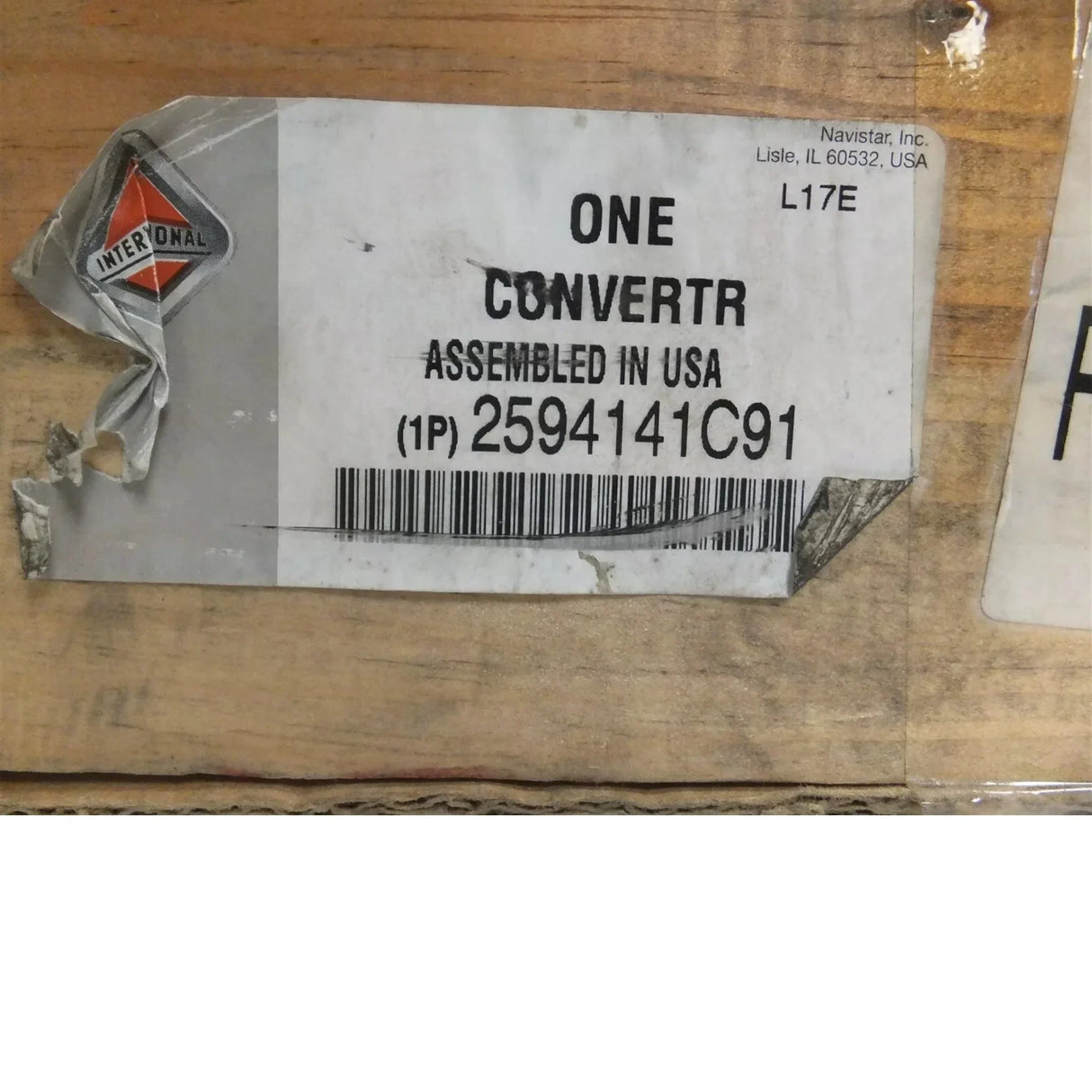 2594141C91 International Module Outlet Diesel Oxidation Catalyst DOC - Truck To Trailer