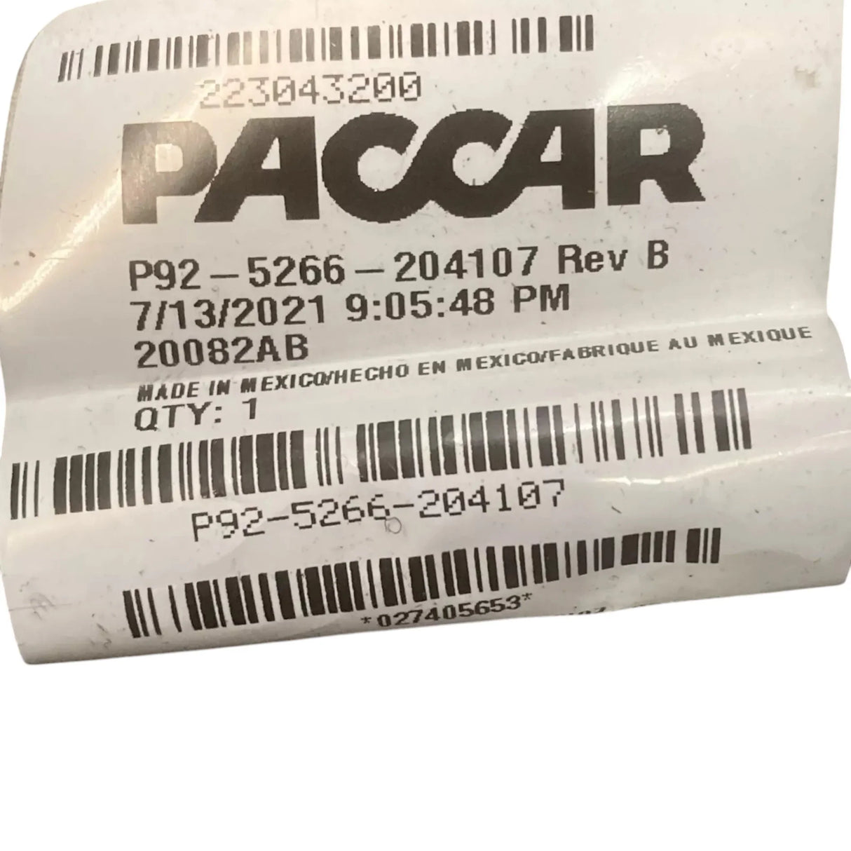 P92-5266-204107 Genuine Paccar Harness 2013 ISX - Truck To Trailer