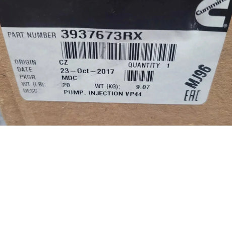 3937673RX Genuine Cummins Fuel Injection Pump - Truck To Trailer