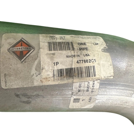 477662C1 Genuine International Pipe Exhaust Rear - Truck To Trailer
