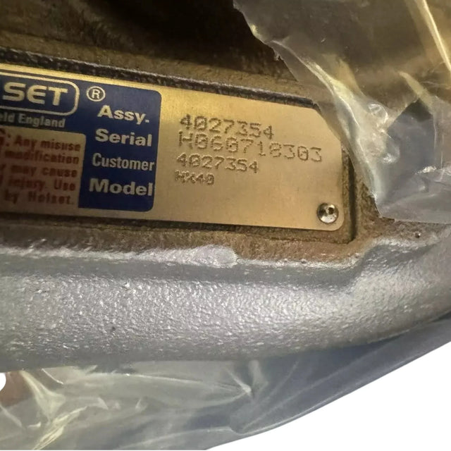 4027354 Genuine Cummins Turbocharger HX40W - Truck To Trailer