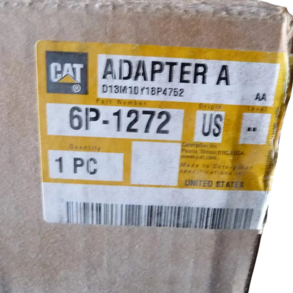 6P-1272 CAT Gear Pump Adapter - Truck To Trailer