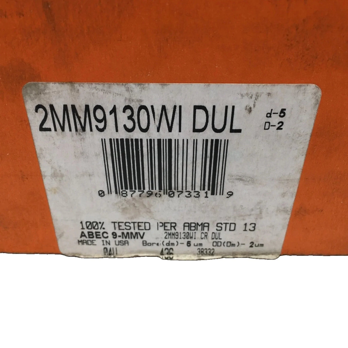 2MM9130WI-DUL Genuine Timken Angular Contact Bearings - Truck To Trailer