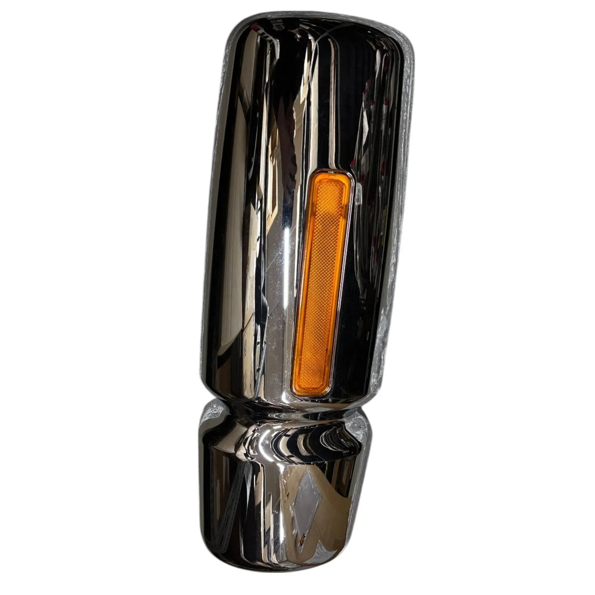 2506225C91 Genuine International Bright Finish Heated Left Side Head Mirror - Truck To Trailer