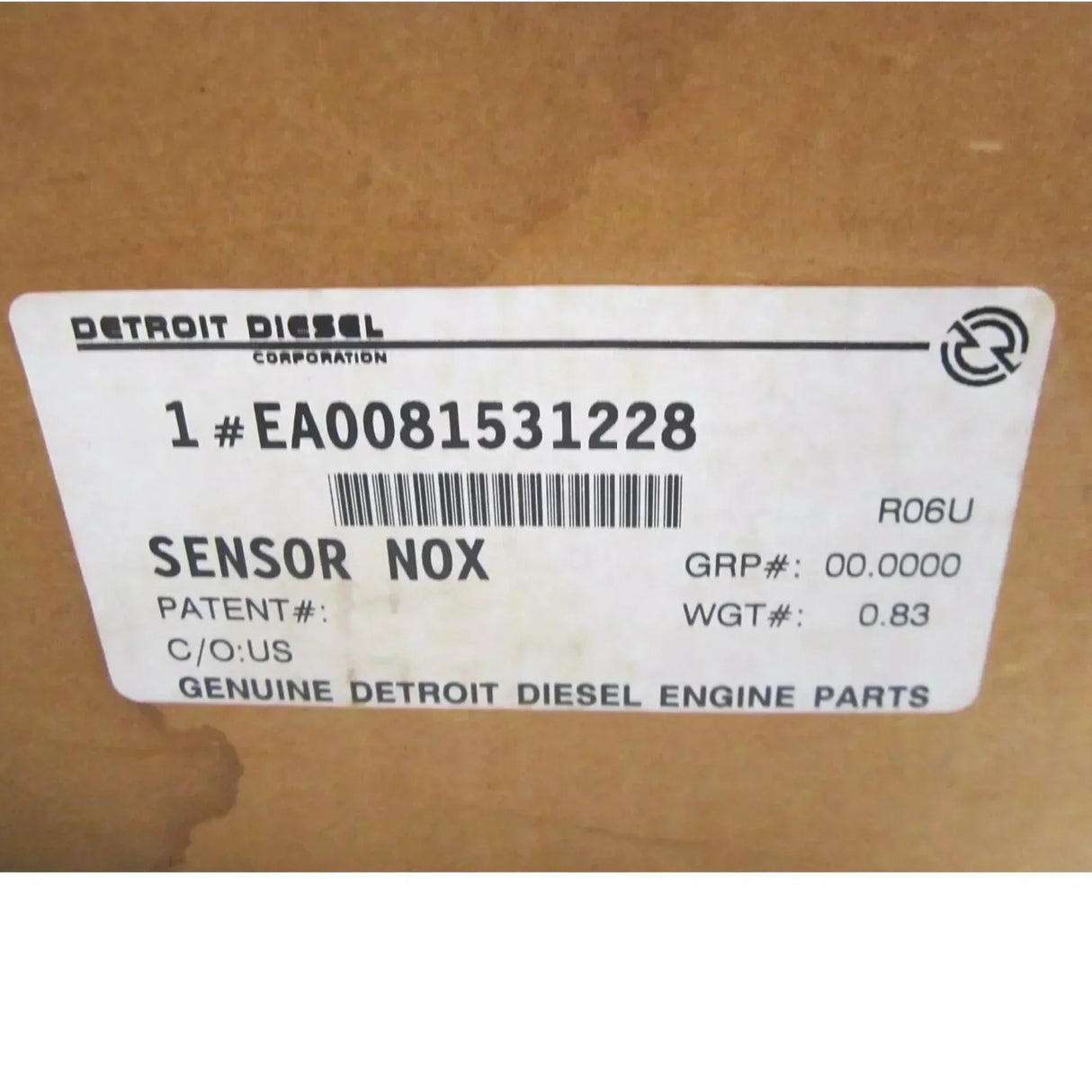 EA0081531228 Genuine Detroit Diesel Outlet NOX Nitrogen Oxide Sensor - Truck To Trailer