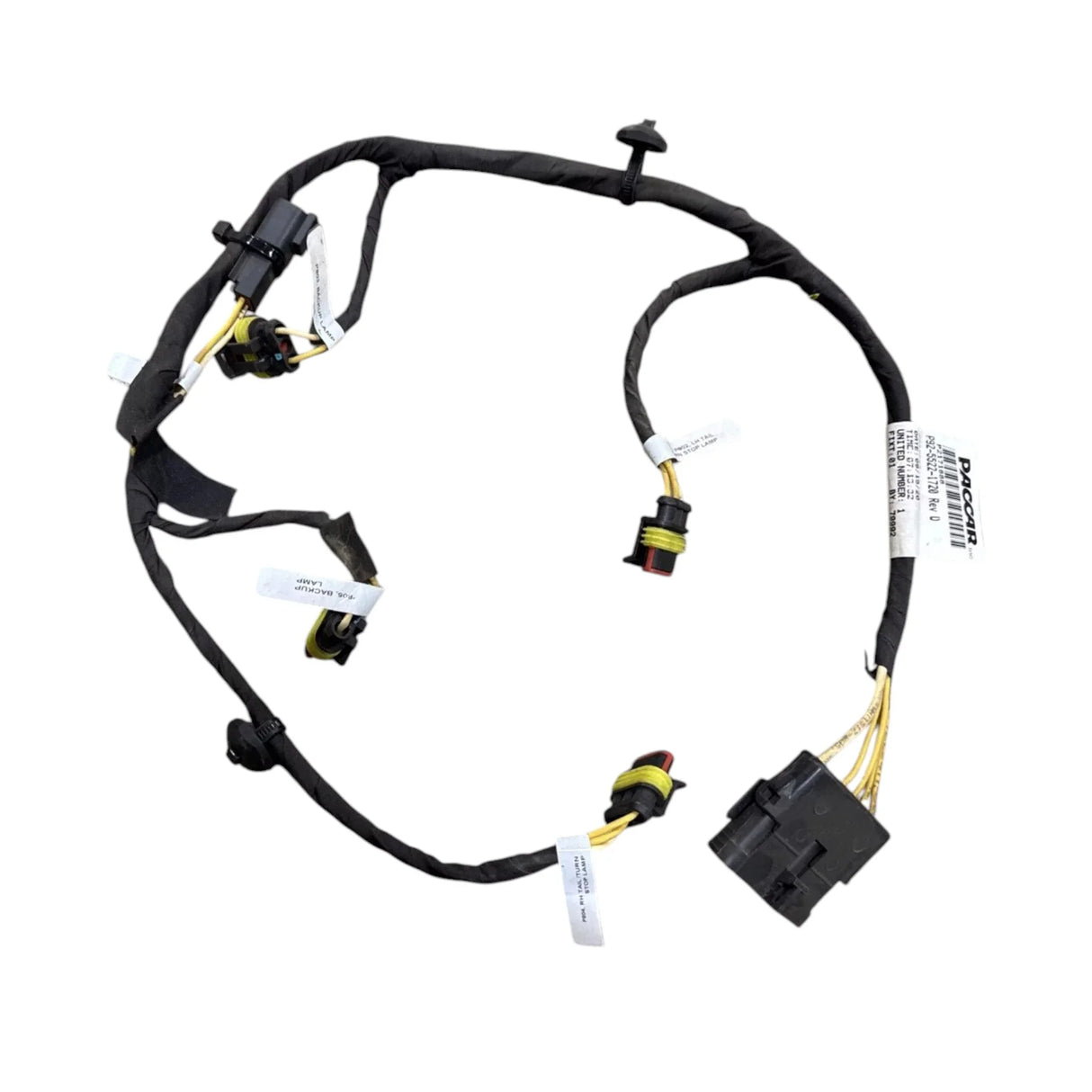 P92-5522-1720 Genuine Paccar Tail Lamp Harness - Truck To Trailer