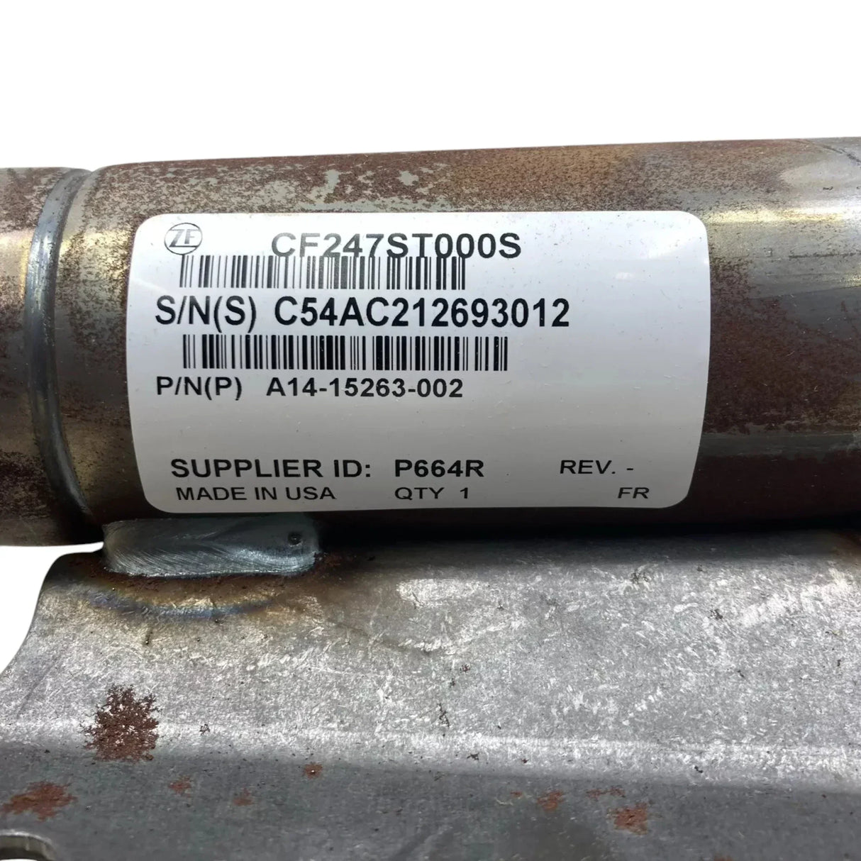 A14-15263-001 Genuine Freightliner Fixed Steering Column - Truck To Trailer