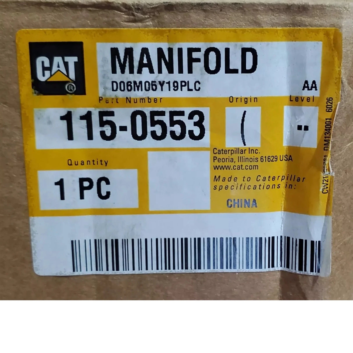 115-0553 Cat Intermediate Exhaust Manifold - Truck To Trailer