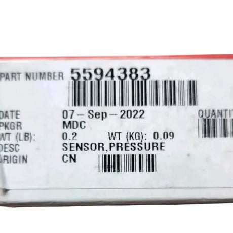 3160538 Genuine Cummins Pressure Sensor - Truck To Trailer