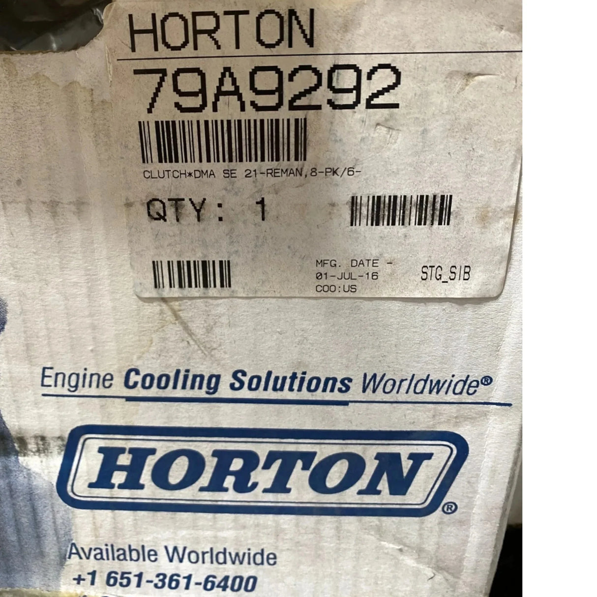 79A9292 Genuine Horton Engine Cooling Fan Clutch - Truck To Trailer