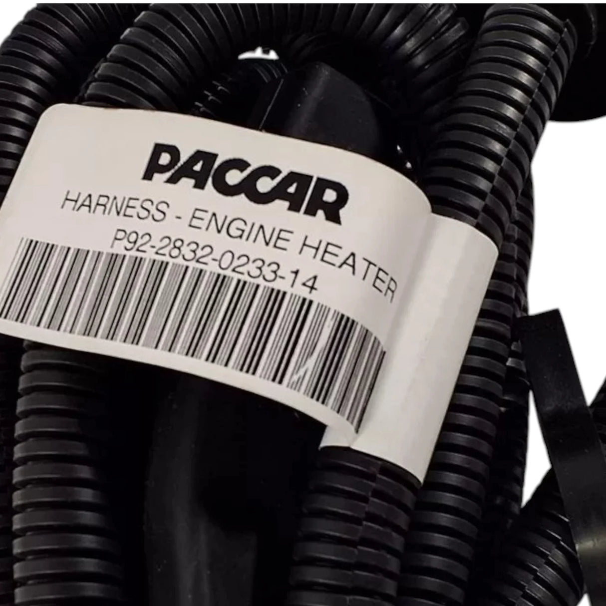 P92-2832-0233-14 Genuine Paccar Engine Block Heater Wiring Harness - Truck To Trailer