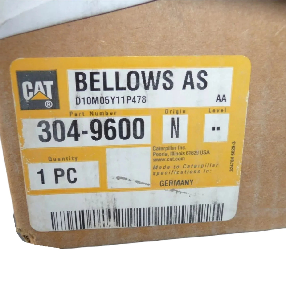304-9600 CAT Exhaust Bellows Assembly - Truck To Trailer
