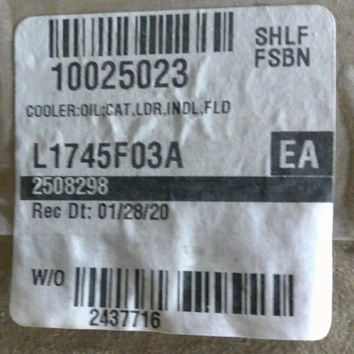 250-8298 Caterpillar Transmission Oil Cooler Core - Truck To Trailer