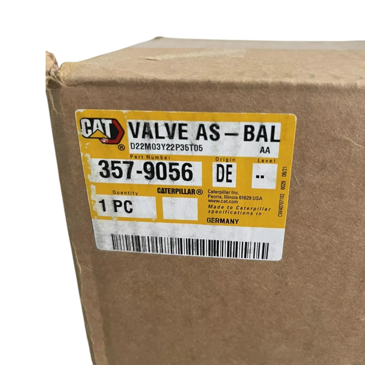 357-9056 CAT Valve Assembly-Ball - Truck To Trailer