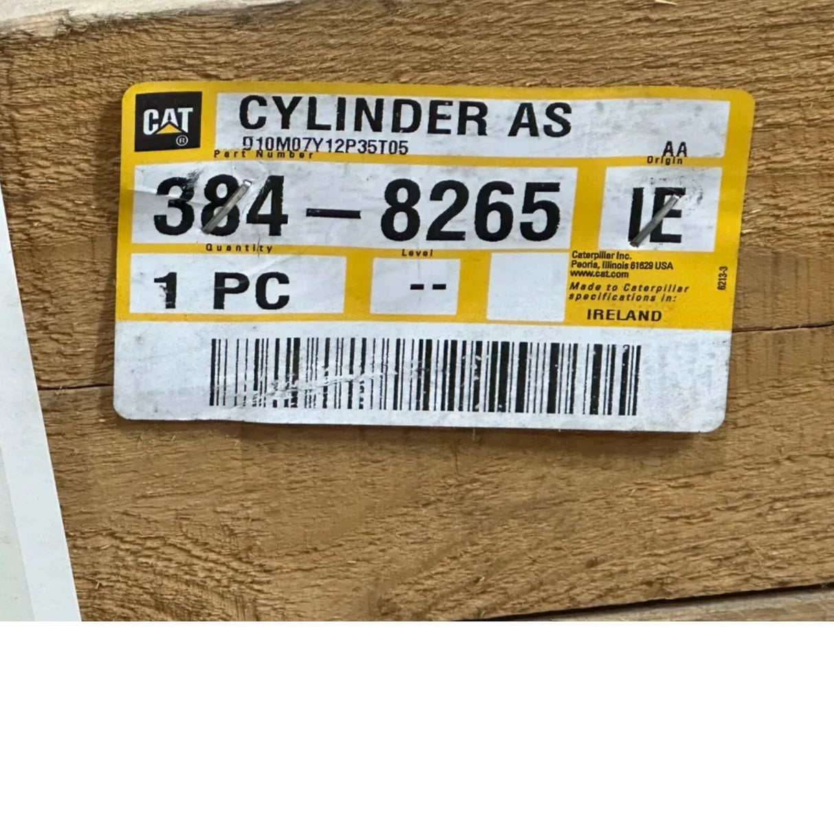 384-8265 Caterpillar Hydraulic Cylinder - Truck To Trailer