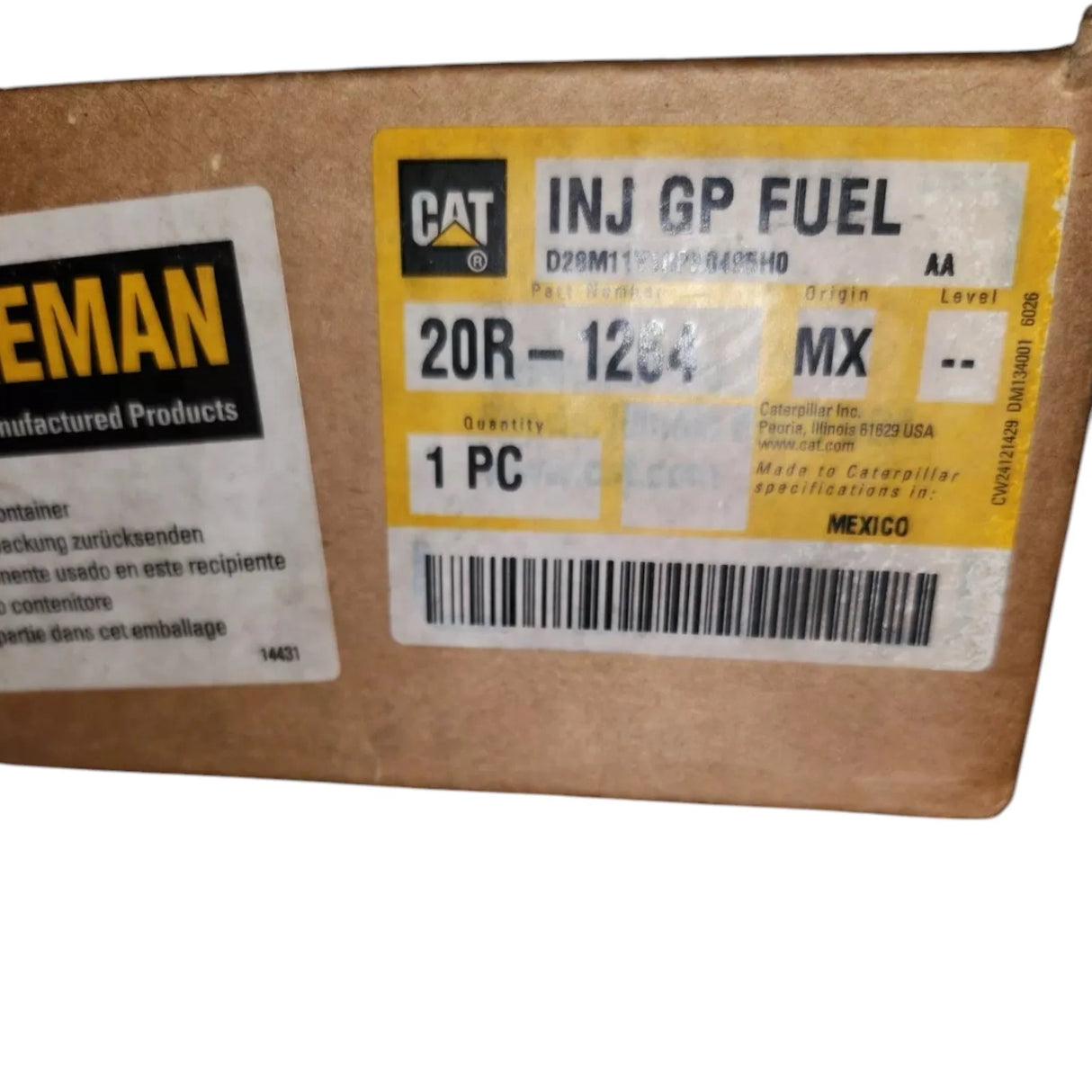 20R-1264 CAT Reman Electronic Fuel Injector - Truck To Trailer