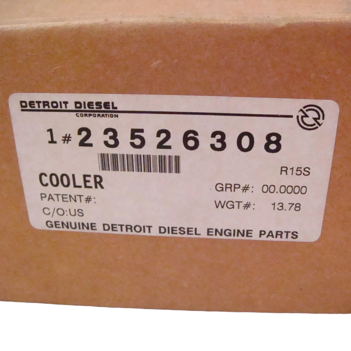 23526308 Genuine Detroit Diesel EGR Exhaust Gas Recirculation Cooler - Truck To Trailer