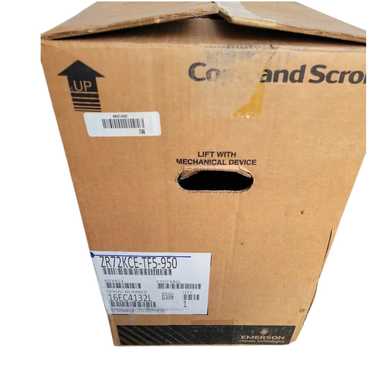 ZR72KCE-TF5-950 Genuine Copeland Scroll Compressor - Truck To Trailer