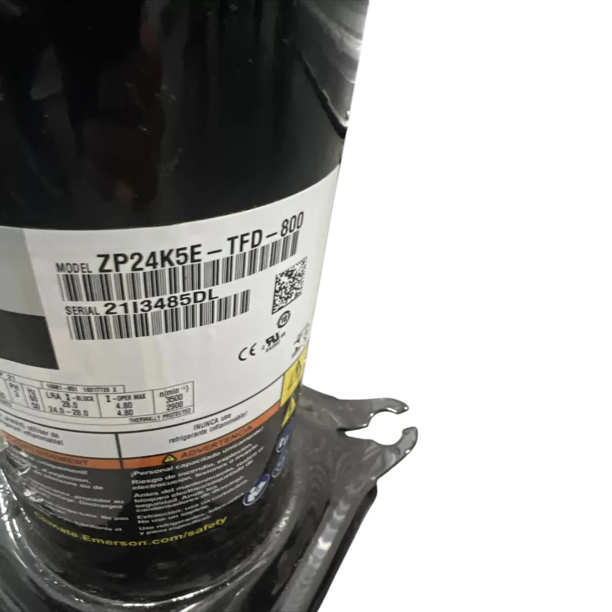 ZP24K5E-TFD-800 Genuine Copeland Scroll Compressor 460V - Truck To Trailer