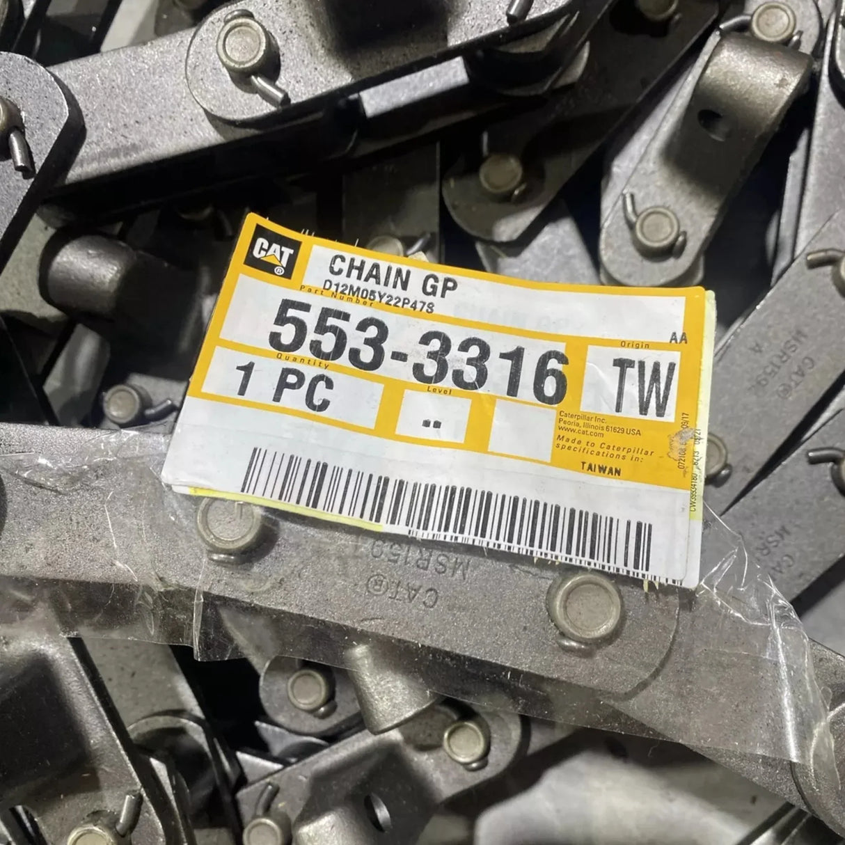 553-3316 CAT Feeder Chain - Truck To Trailer
