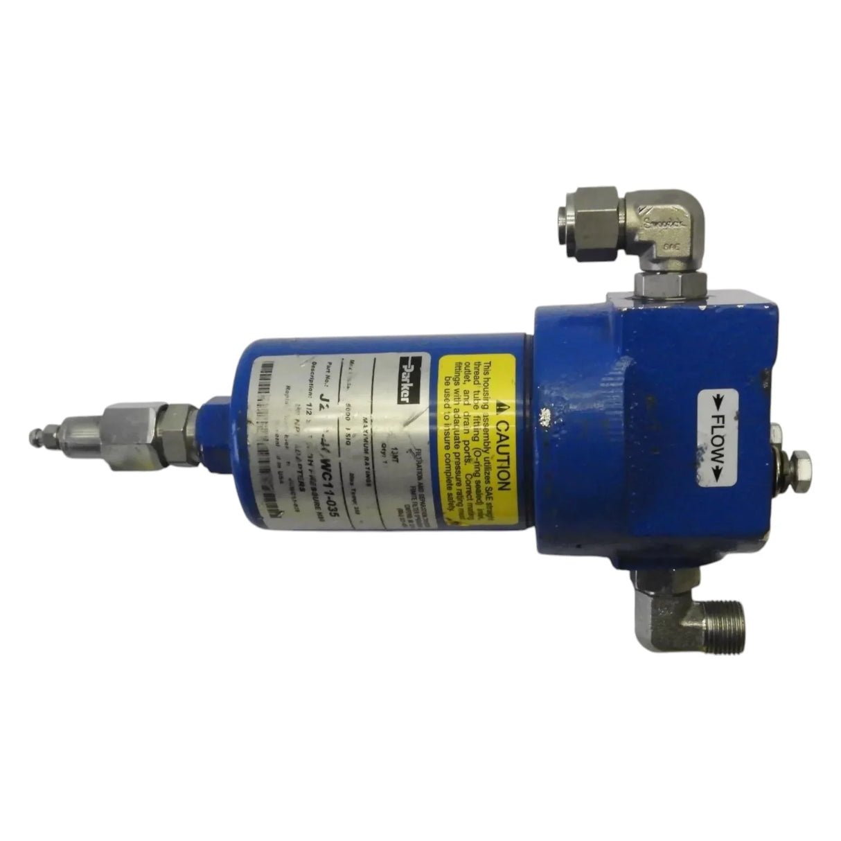 J2SD-4CWC11-035 Parker High Pressure Coalescer Filter Housing 1/2" NPT - Truck To Trailer