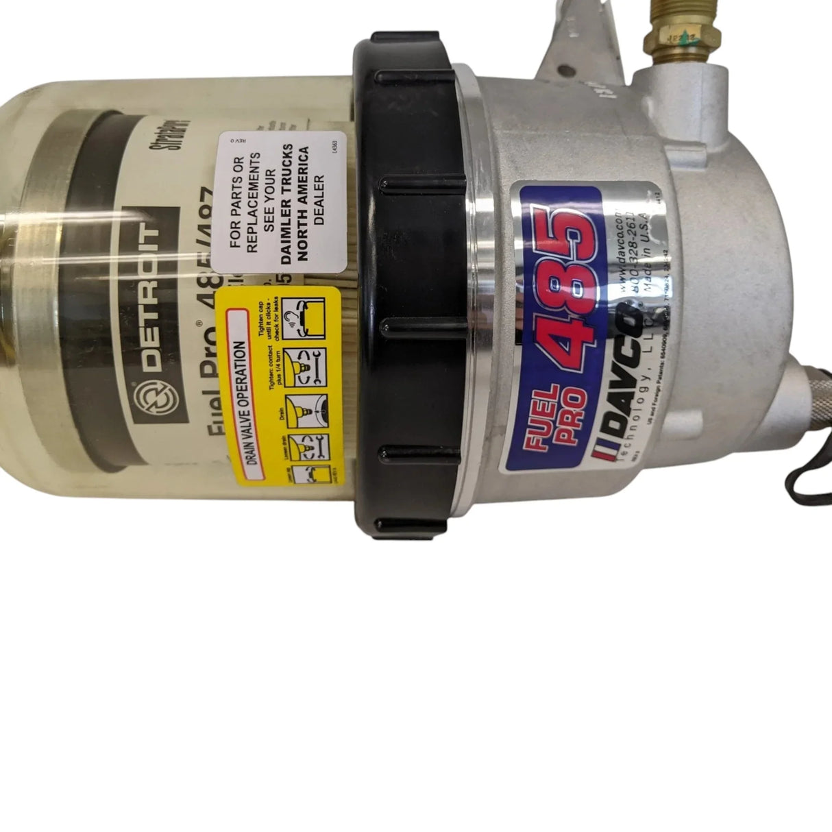 03-40570-002 Genuine Detroit Diesel Fuel Water Separator 485 - Truck To Trailer