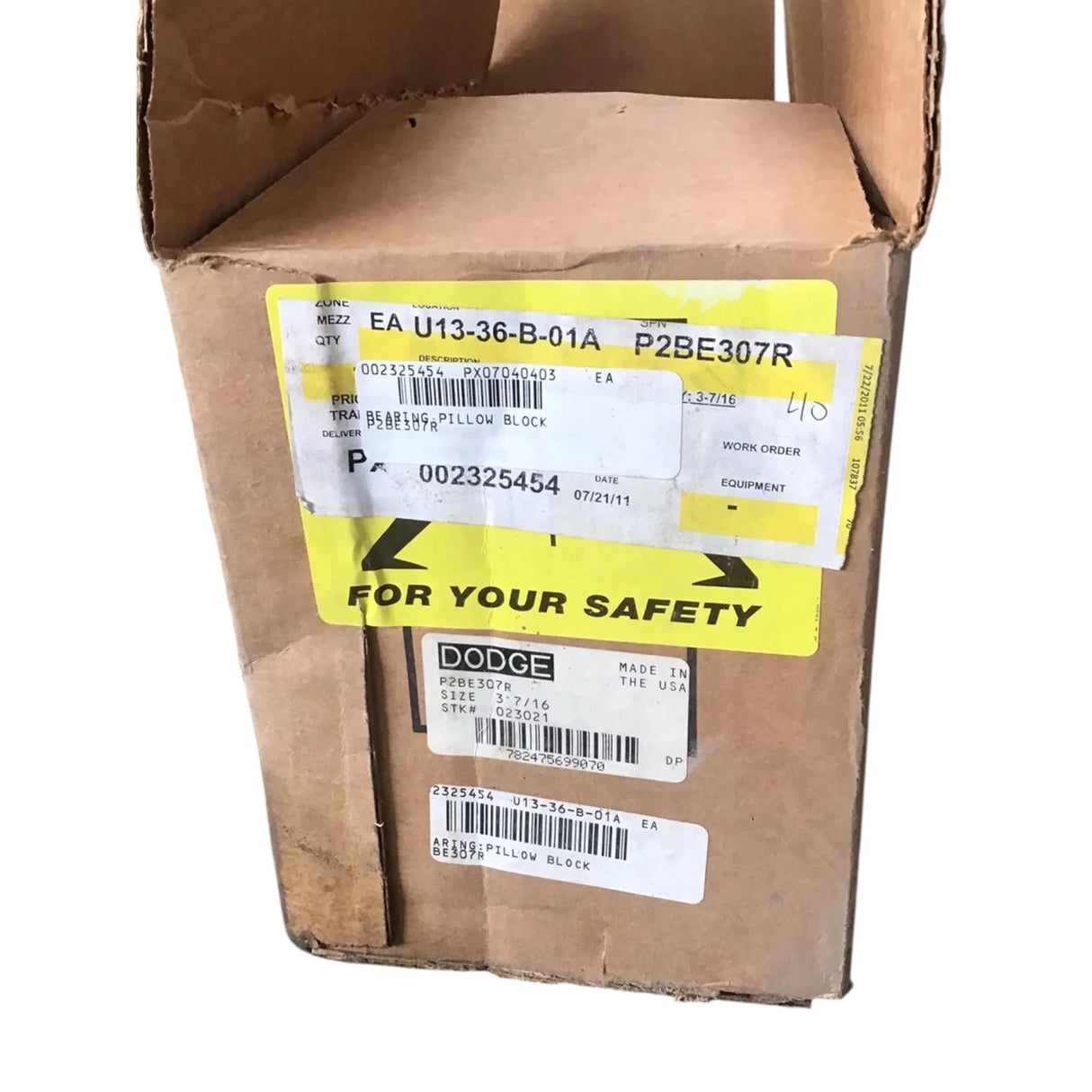 P2BE307R Genuine Dodge Pillow Block Bearing - Truck To Trailer