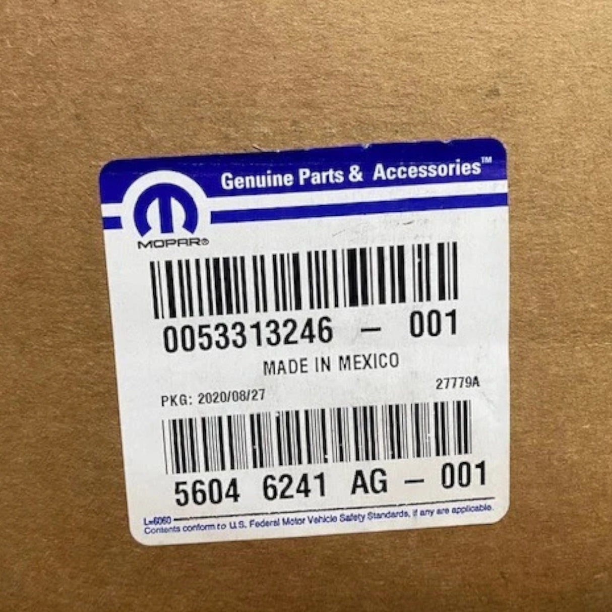 56046241AG Genuine Mopar Steering Angle