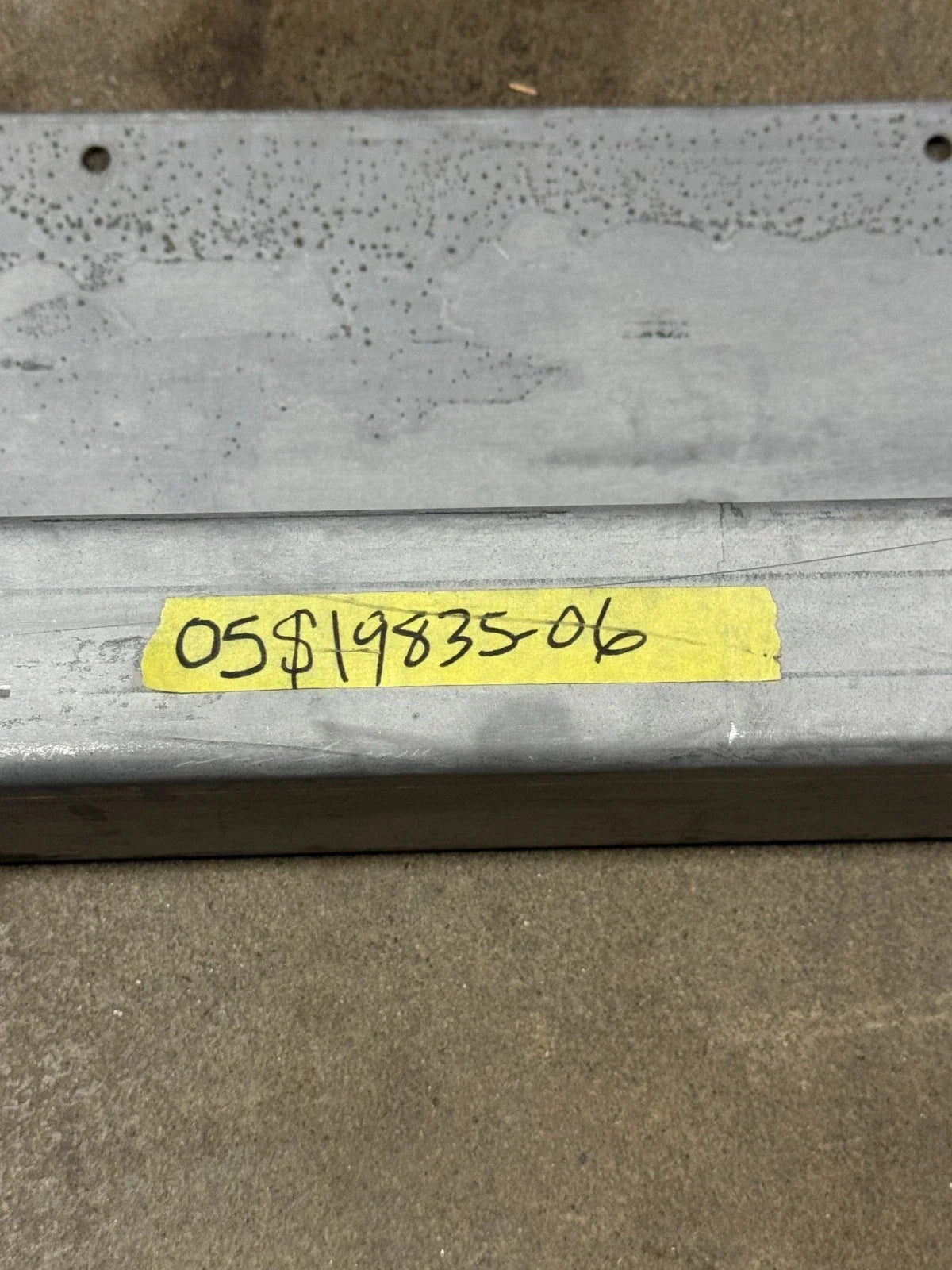 05S19835-06 Supreme Body Corner Post,12G,Galvanized,13.375 X108.25 - Truck To Trailer