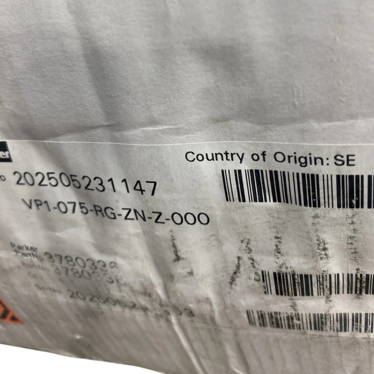 VP1075RGZNZ000 Genuine Parker Hydraulic Pump