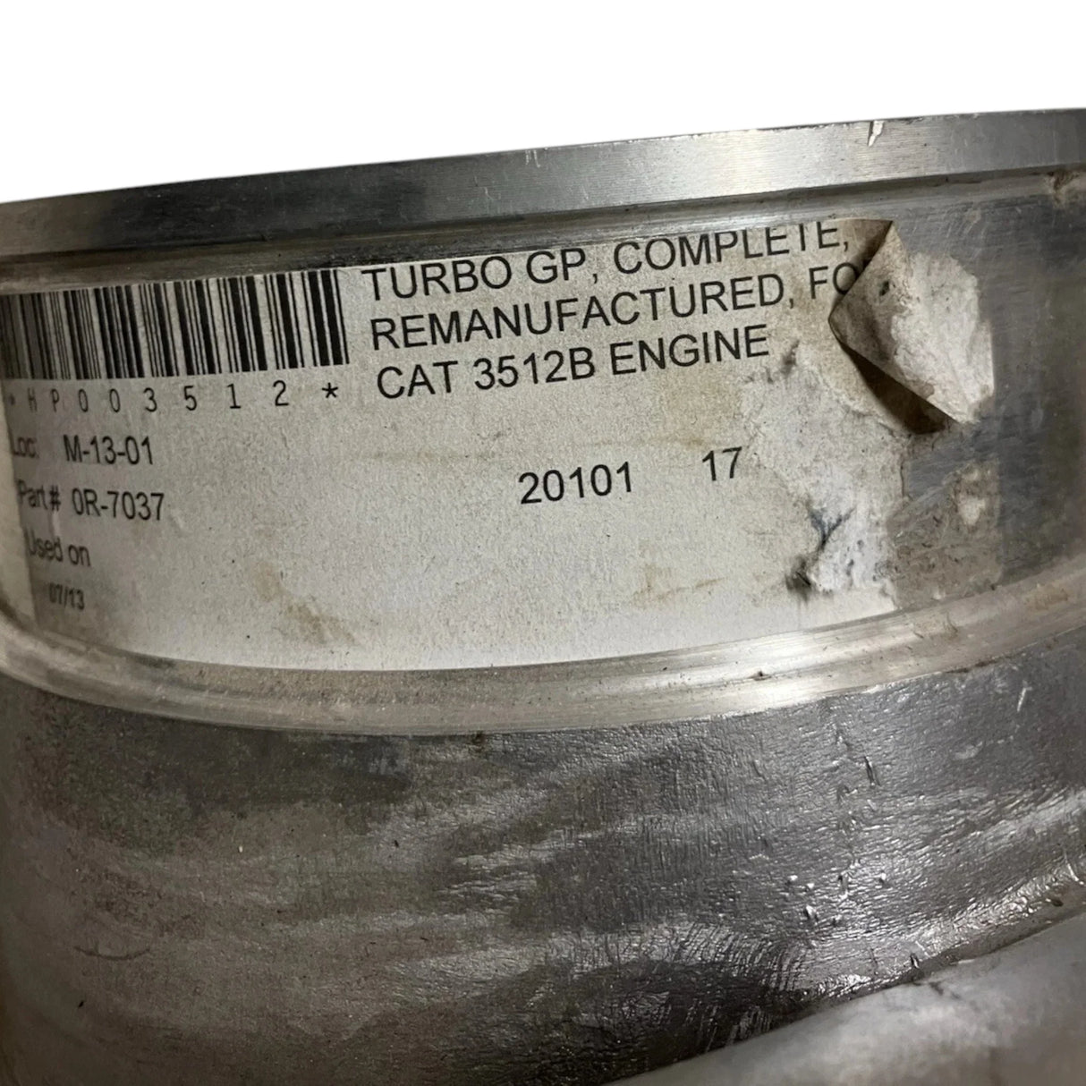 0R-7037 Genuine CAT Turbo GP - Truck To Trailer