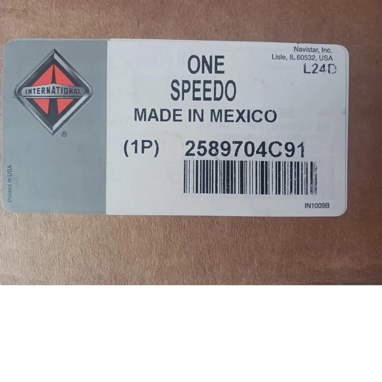 3604606F92 Genuine International Speedometer Gauge - Truck To Trailer