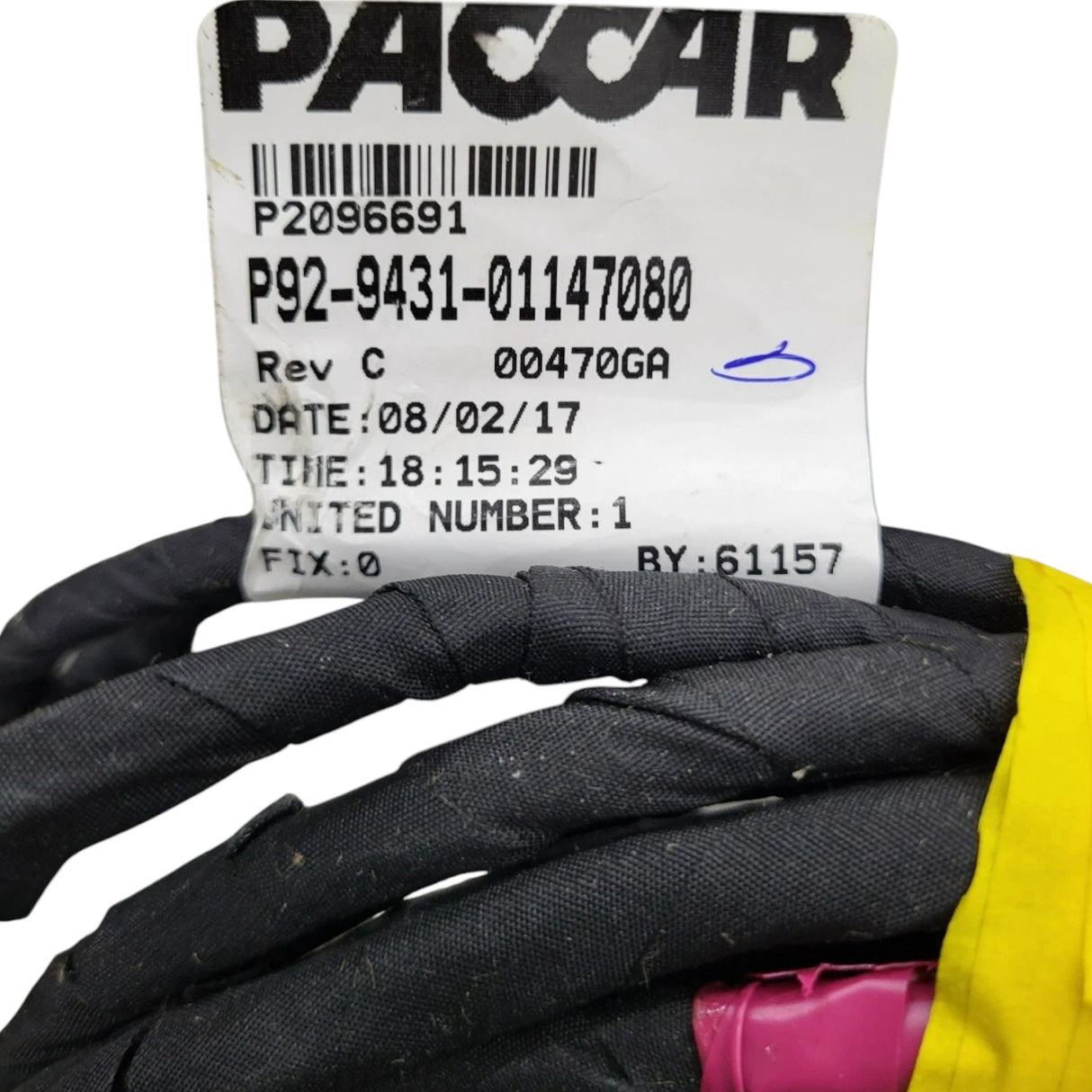 P92-9431-01147080 Paccar Rear Chassis Harness