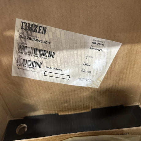23228EMW33C3 Genuine Timken Spherical Roller Bearing