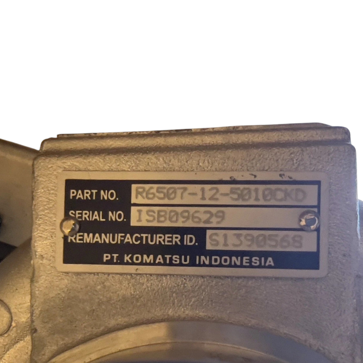 R6507-12-5010 Komatsu Turbocharger