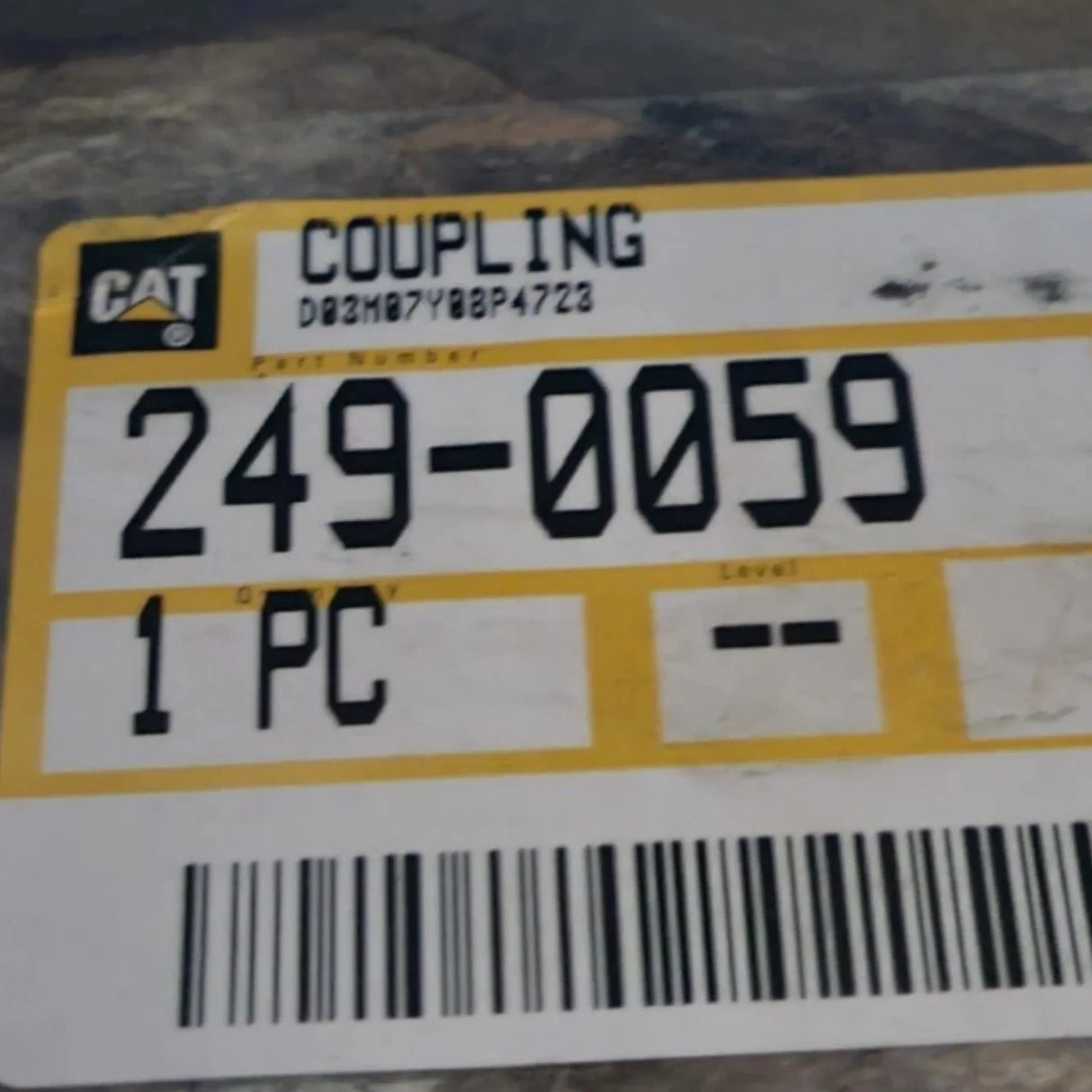 249-0059 Genuine CAT Flexible Inner Coupling - Truck To Trailer