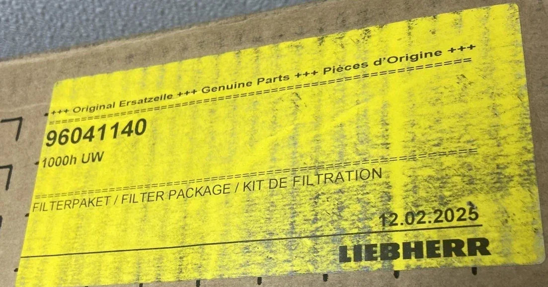 96041140 Genuine Liebherr Filter Packade Kit - Truck To Trailer