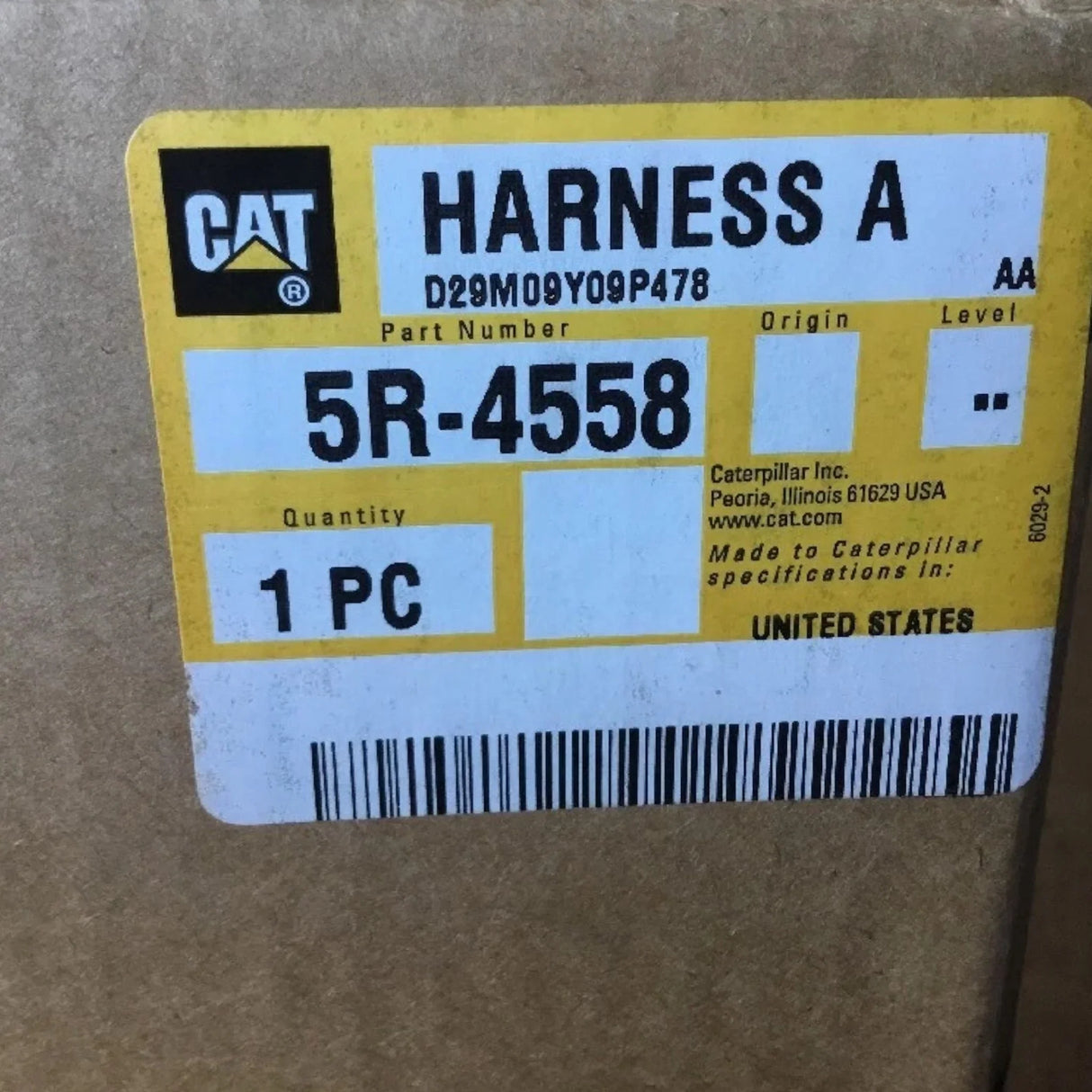 5R-4558 Caterpillar Harness A - Truck To Trailer