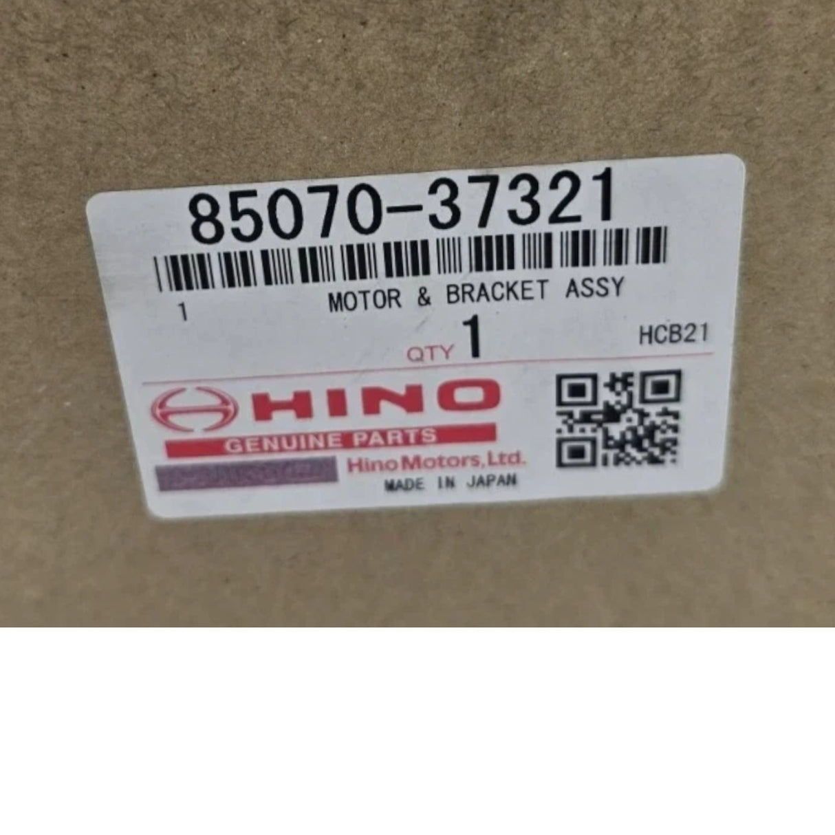 8507037321 Genuine Hino Wiper Motor Bracket Assembly
