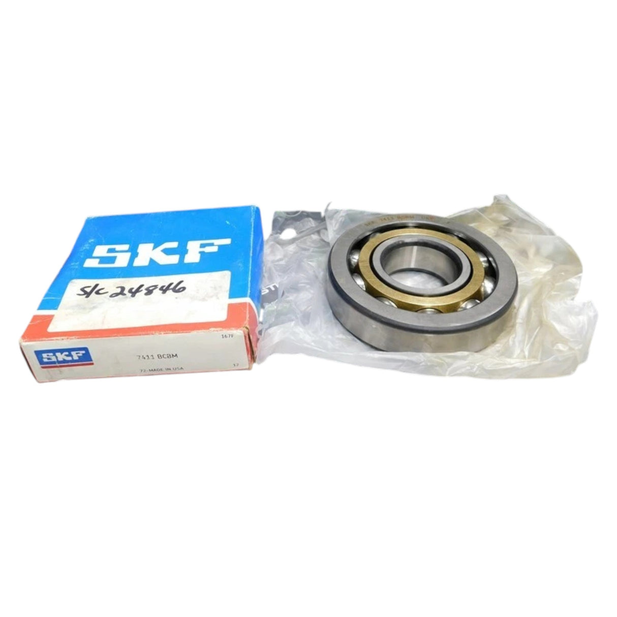 7411BCBM Genuine SKF Angular Contact Bearing
