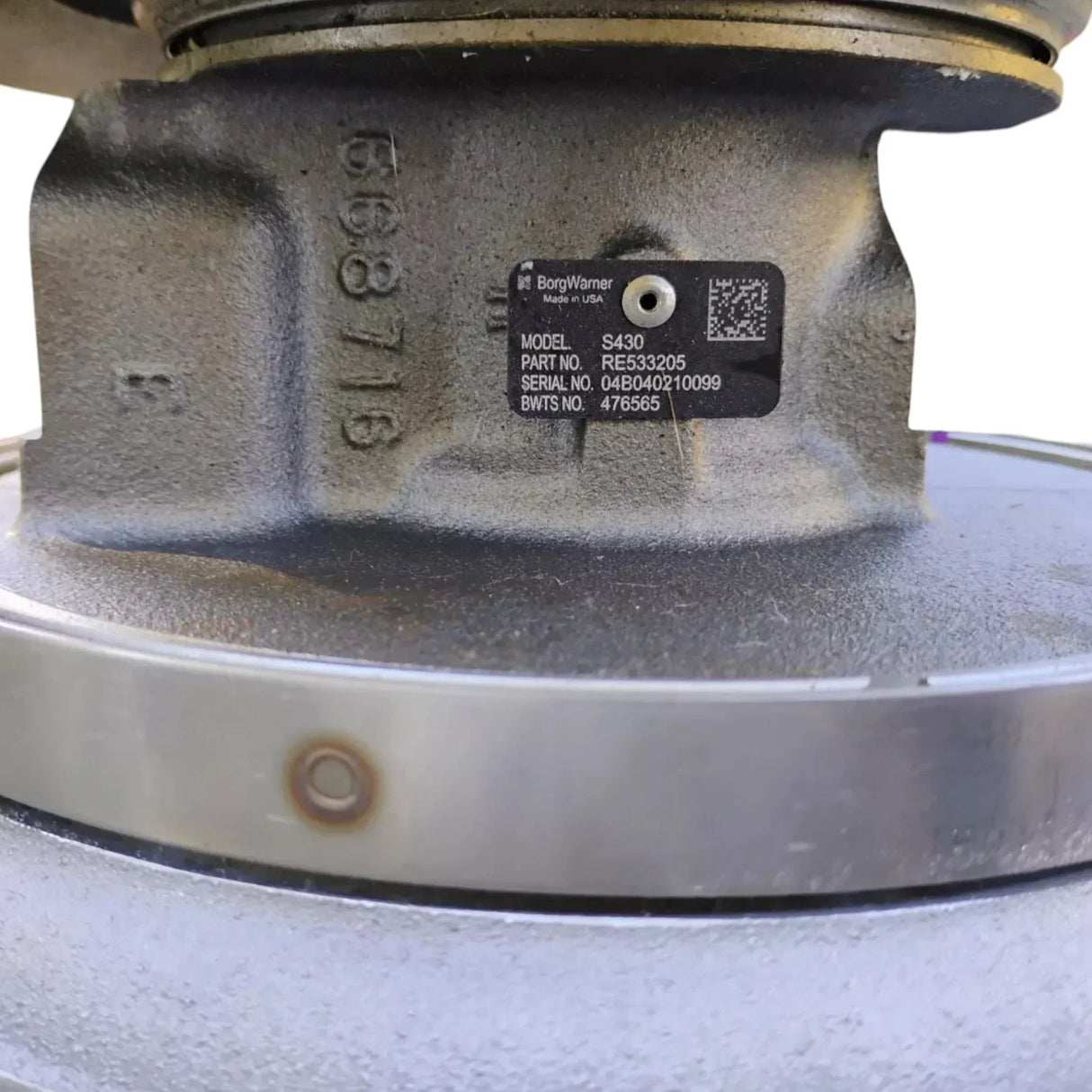 RE533205 Genuine John Deere Turbocharger S430 - Truck To Trailer