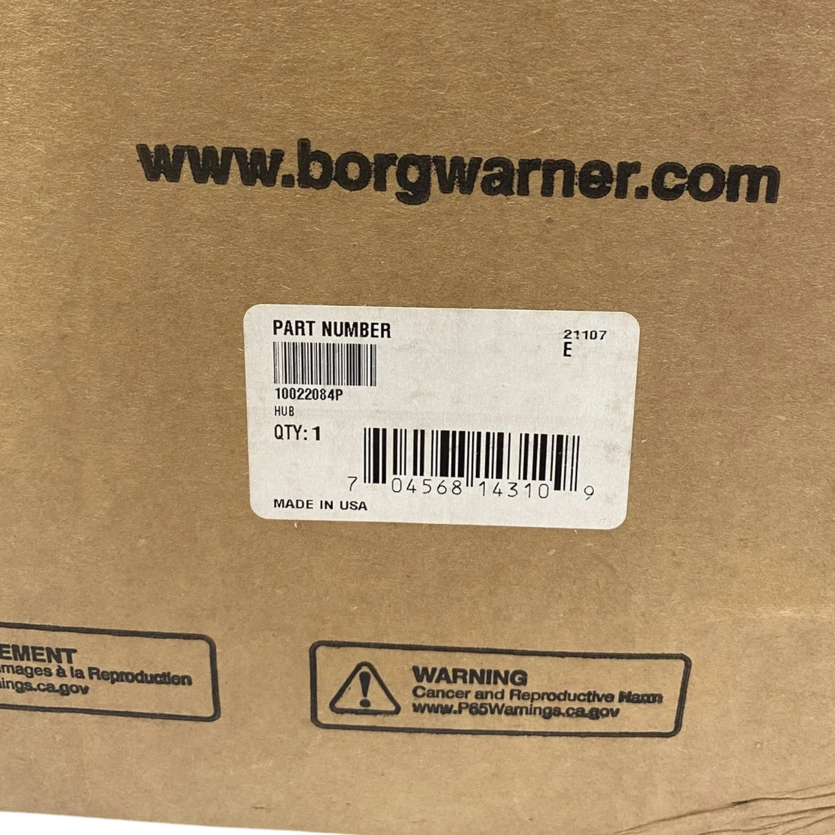 10022084 Genuine BorgWarner Engine Cooling Fan Hub - Truck To Trailer