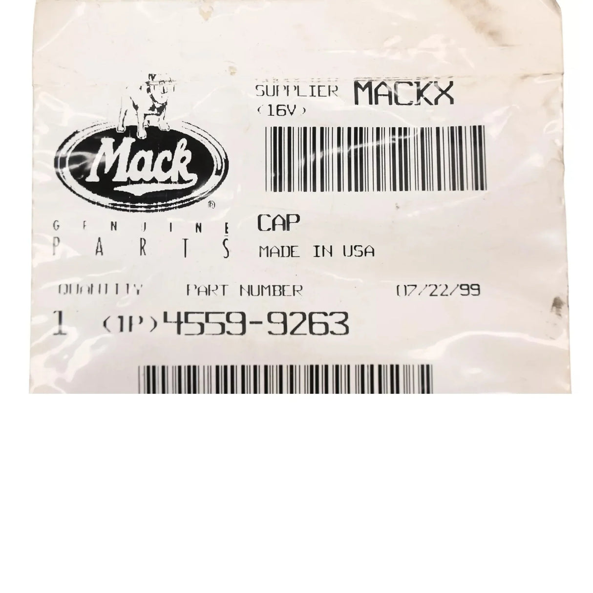 4559-9263 Genuine Volvo Cap - Truck To Trailer