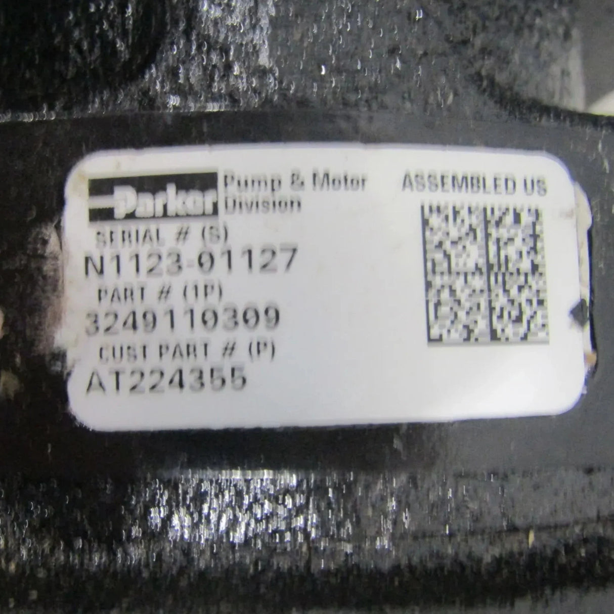AT224355 Genuine Parker Hydraulic External Gear Pump For CAT - Truck To Trailer
