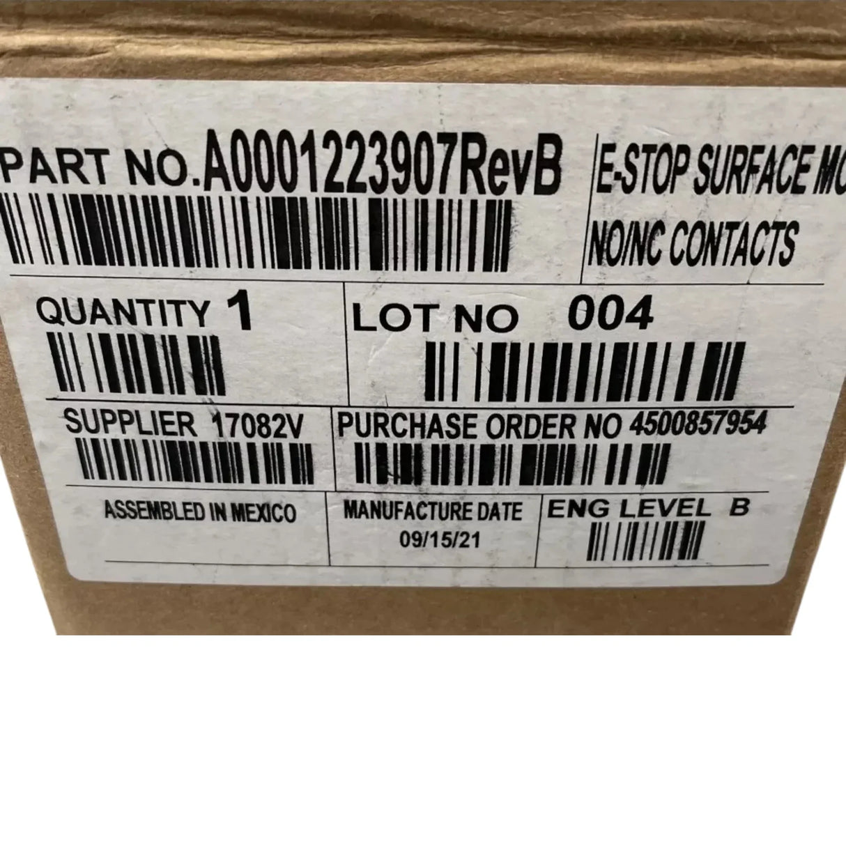 A0001223907 Genuine Generac Emergency Stop Push Button - Truck To Trailer